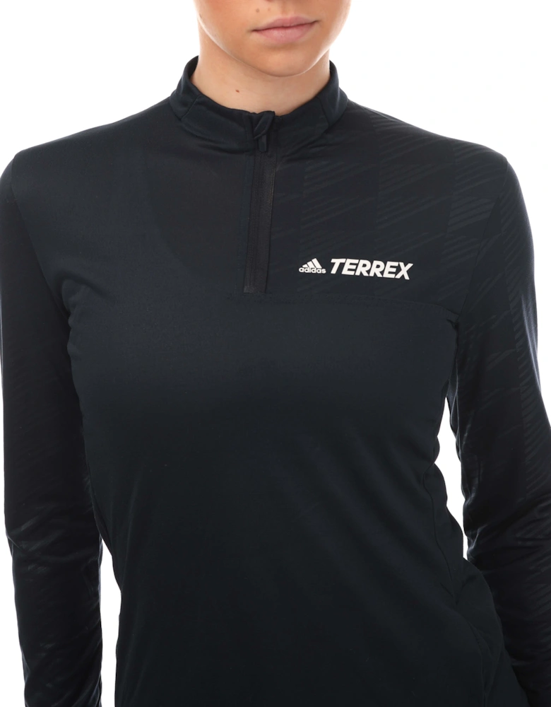 Womens Terrex Multi Half Zip Long Sleeve Top