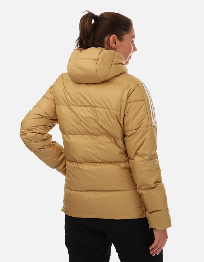 Womens Essentials Down Hooded Jacket