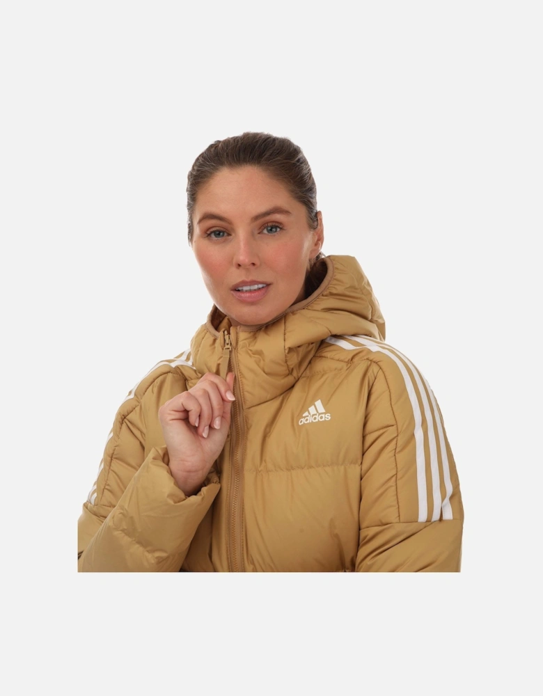 Womens Essentials Down Hooded Jacket