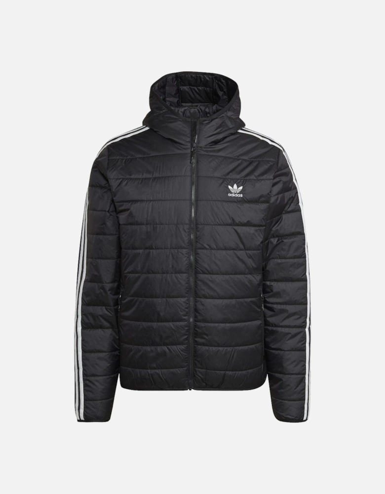 Mens Padded Hooded Puffer Jacket - Padded Hooded Puffer Jacket