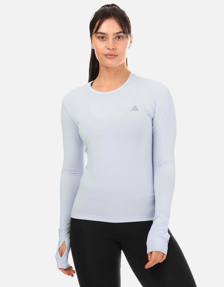 Womens Run Faster Long Sleeve T-Shirt