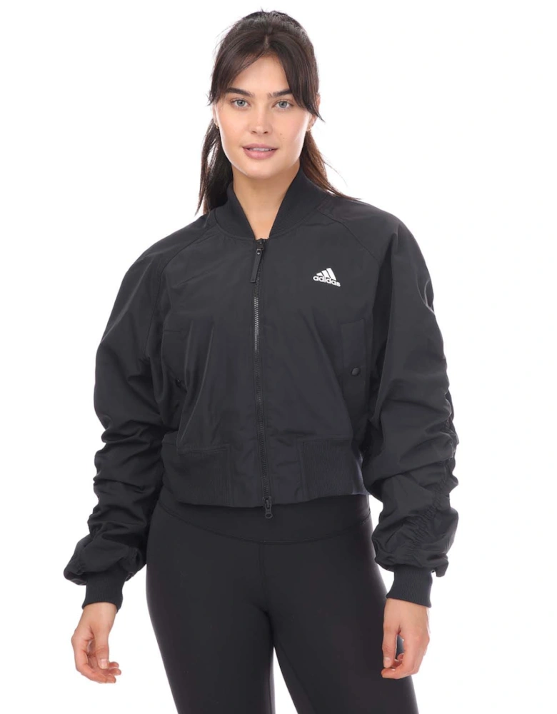 Womens Collective Power Bomber Jacket