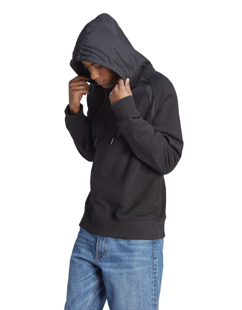 Mens Premium Essentials Crinkle Nylon Hoody