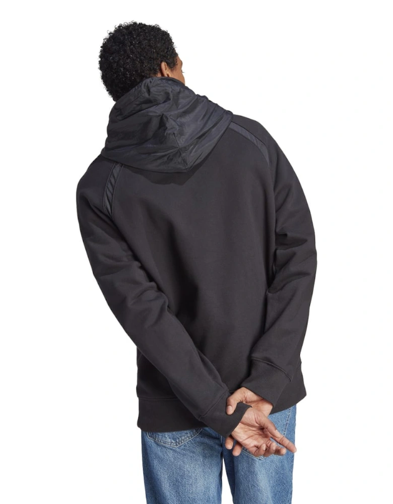 Mens Premium Essentials Crinkle Nylon Hoody