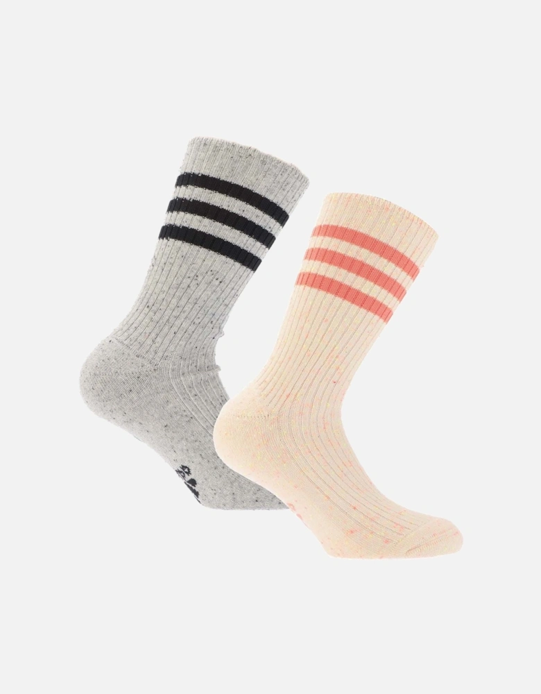 Mens 2 Pack Lounge Crew Socks