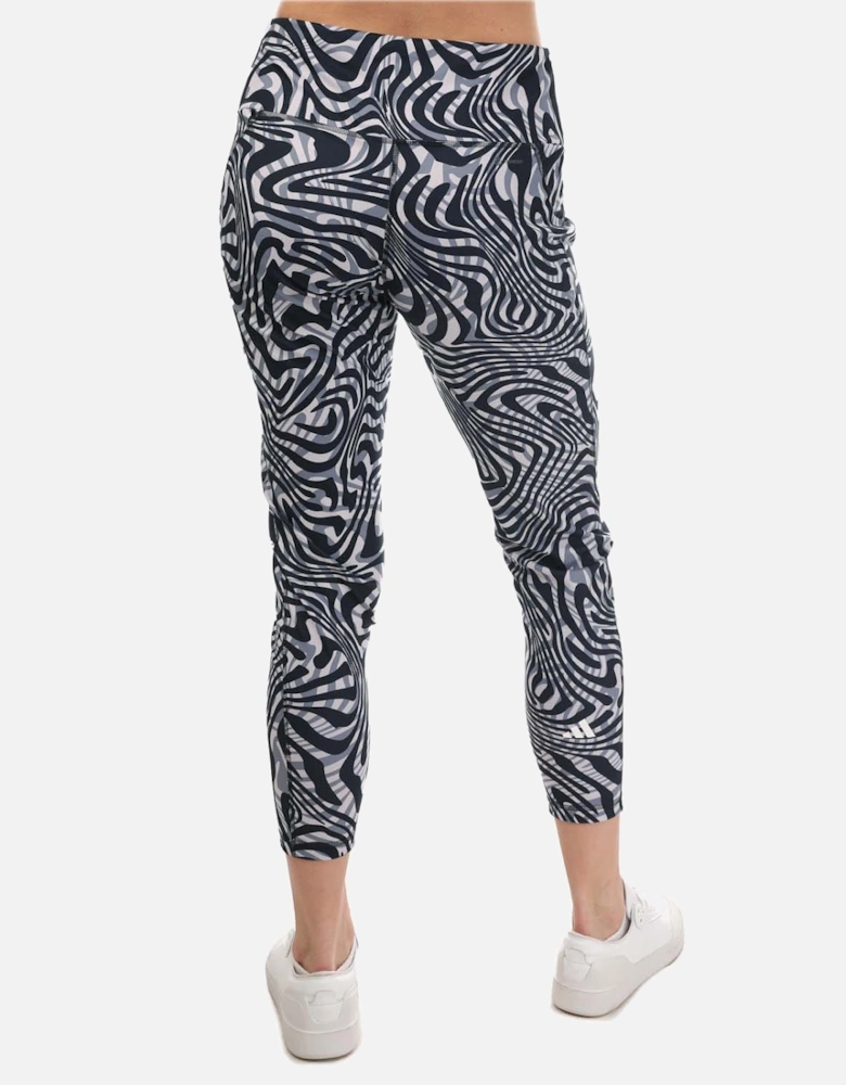 Womens Yoga Essentials  Printed 7/8 Leggings