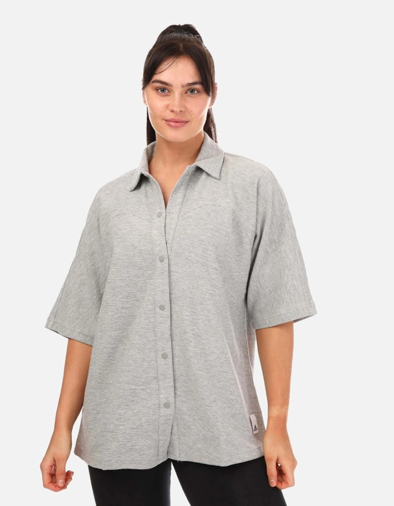 Womens Lounge Terry Loop Shirt