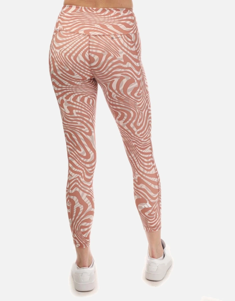 Womens Yoga Essentials Printed 7/8 Leggings