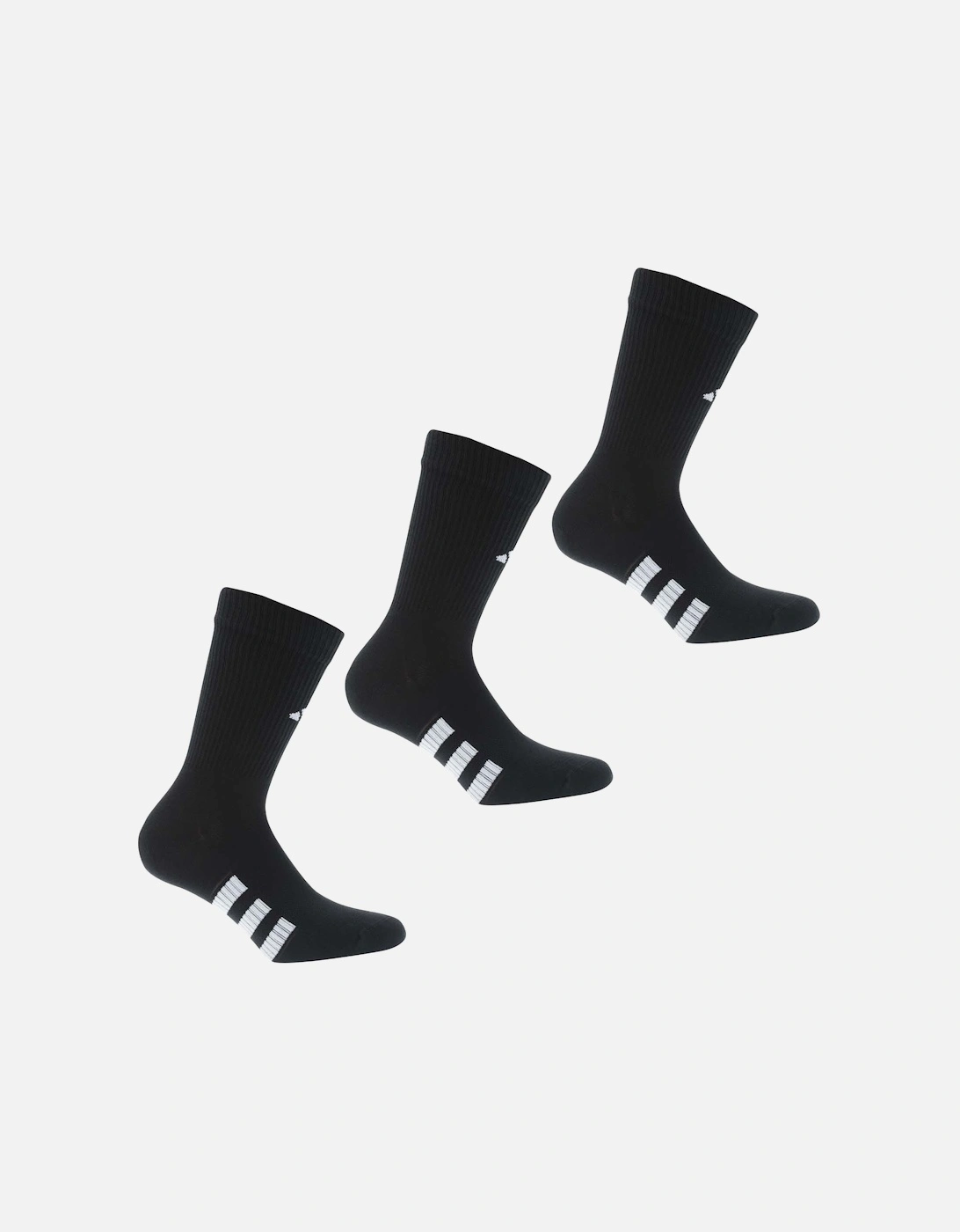 Mens 3 Pack Crew Socks, 2 of 1