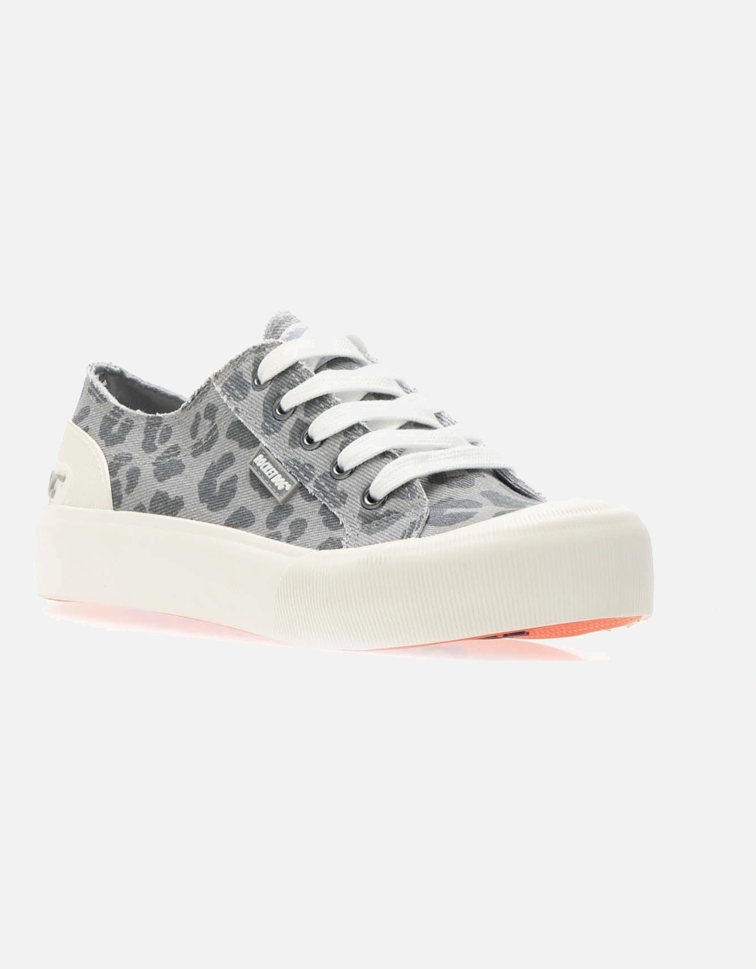 Womens Jazzin Plus Leopard Platform Trainers