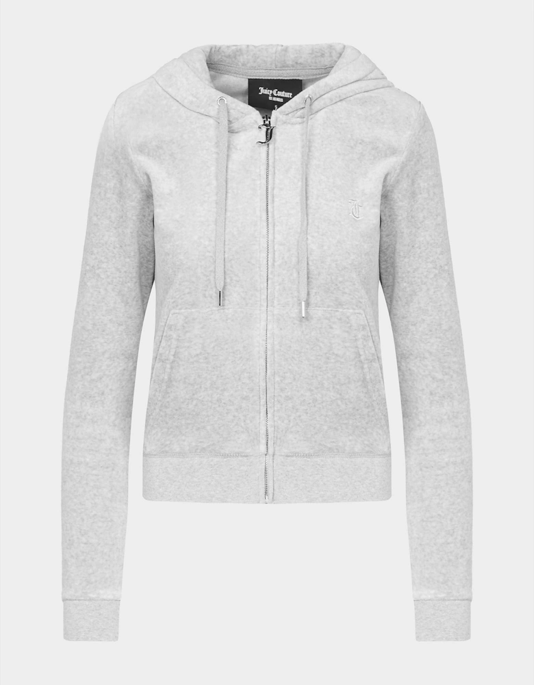 Womens Velour Full-zip Track Jacket