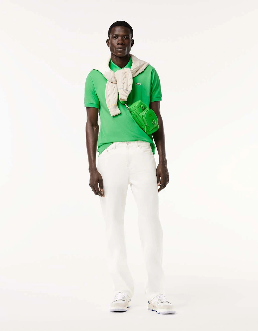 Petit Piqué Cotton Polo Shirt