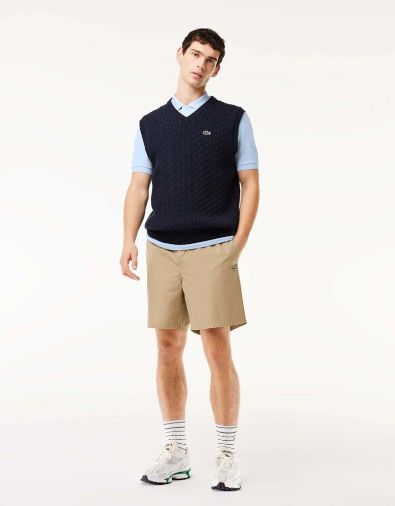 Heathered Petit Piqué Cotton Polo Shirt