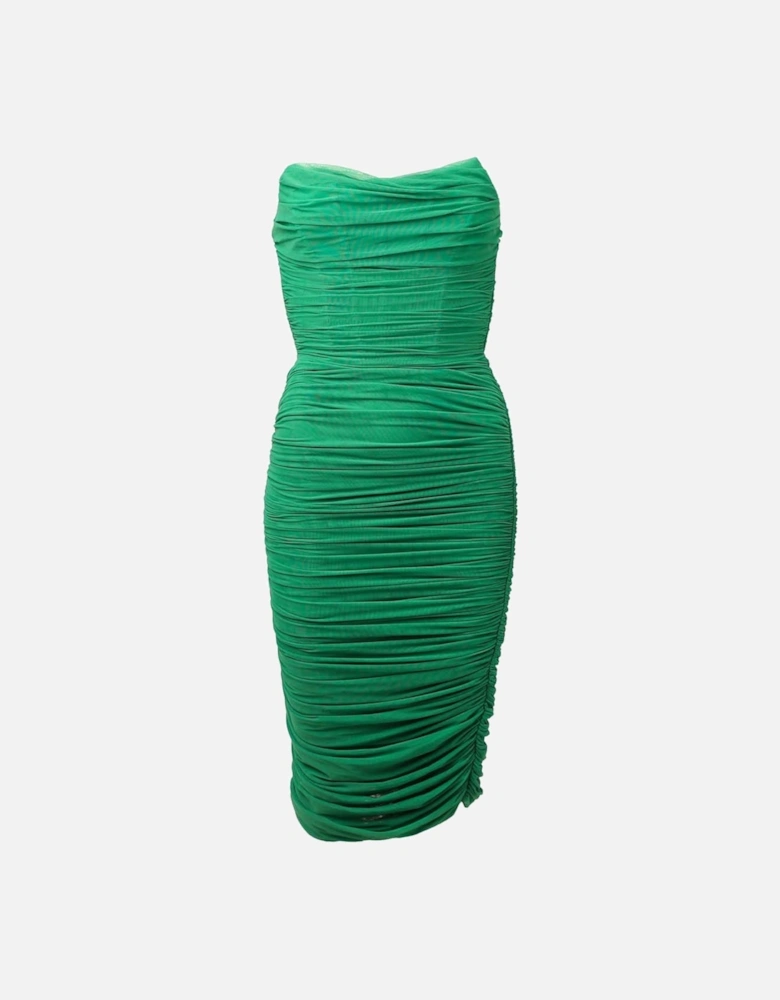 Womens Mesh Midi Dress