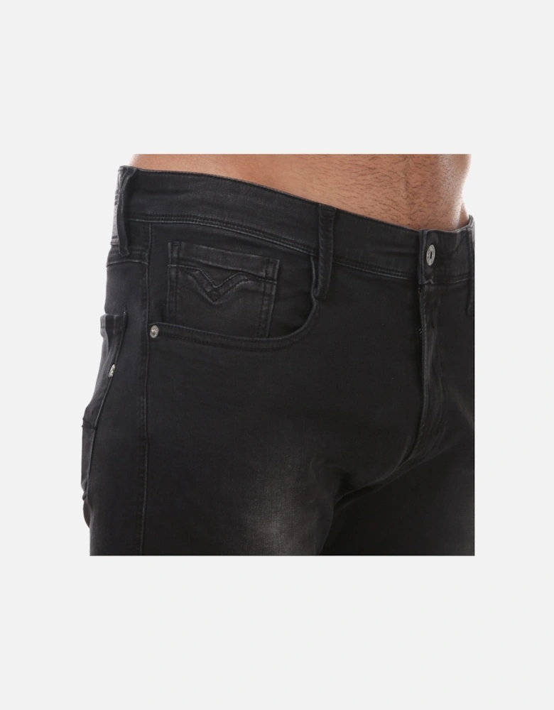 Mens Anbass Slim Fit Stretch Jeans