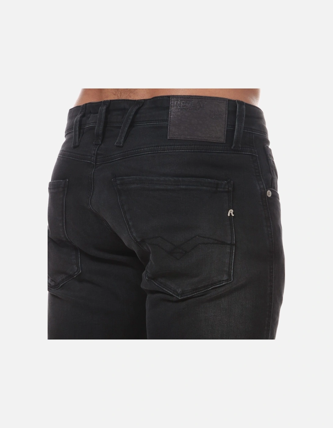 Mens Anbass Slim Fit Stretch Jeans