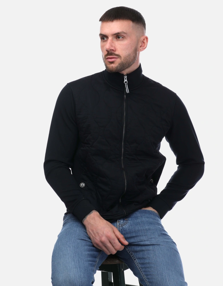 Elgar Onion Quilt Zip Through Sweatshirt