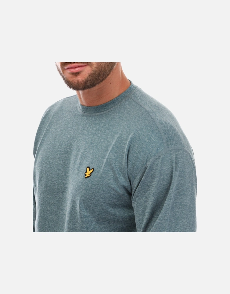 Mens Sports Crew Neck Fly Fleece Jumper