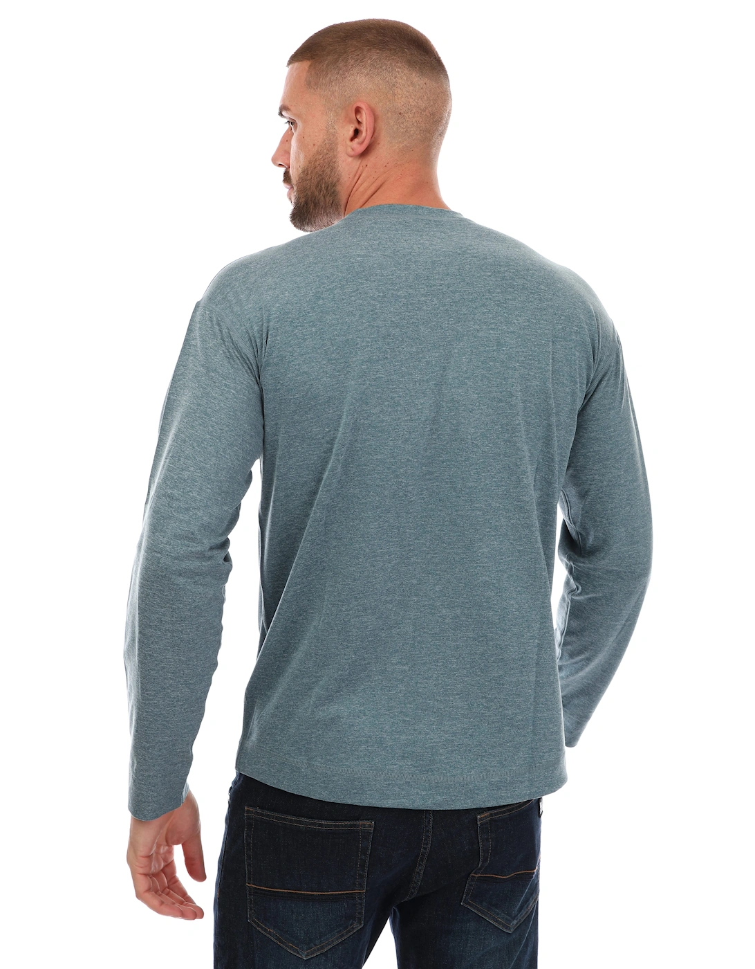 Mens Sports Crew Neck Fly Fleece Jumper