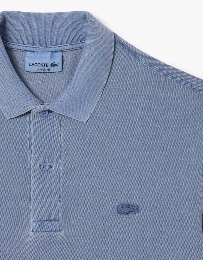 Classic-Fit Natural Dye Polo Shirt