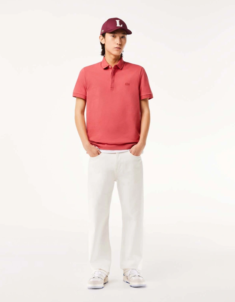 Regular-Fit Paris Stretch Piqué Polo Shirt