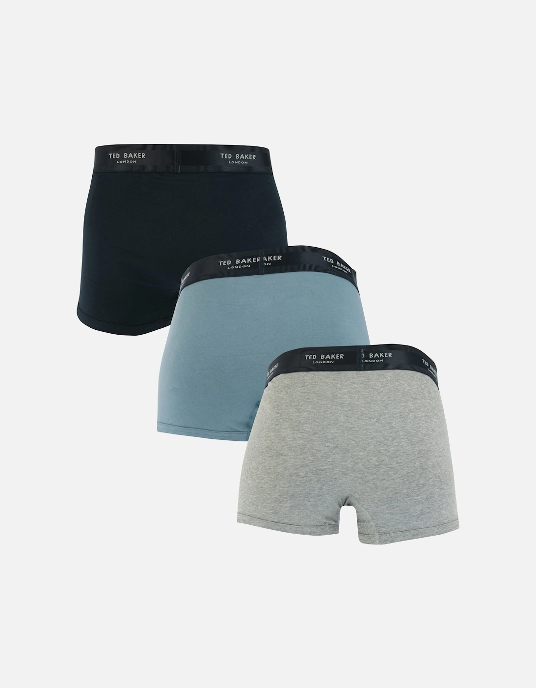 Mens 3-Pack Cotton Boxers - Mens 3-Pack Trunks - Mens Three Pack Cotton Fashion Trunk