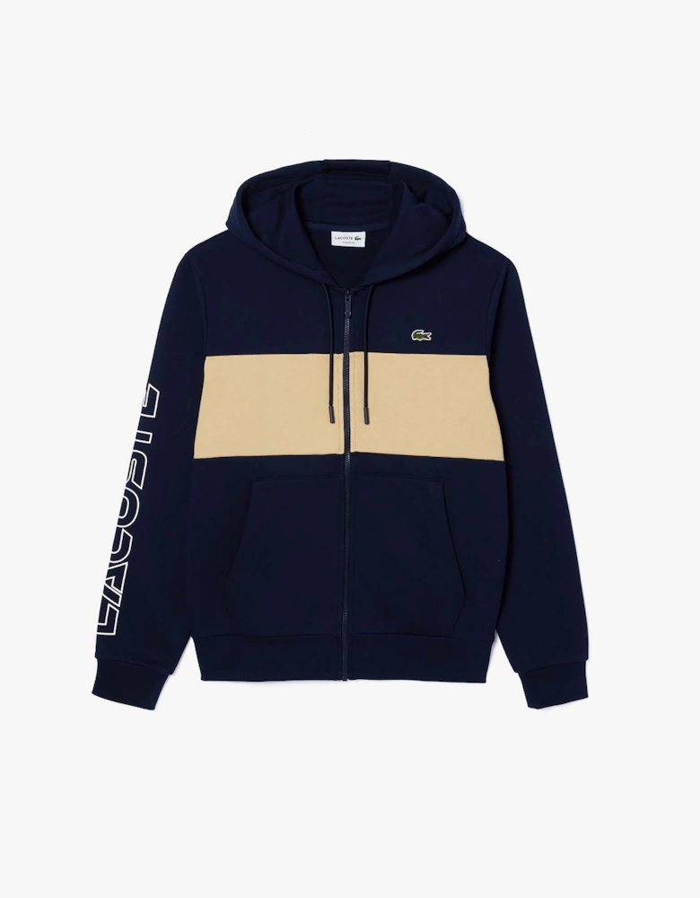 Zip-Up Colourblock Hoodie