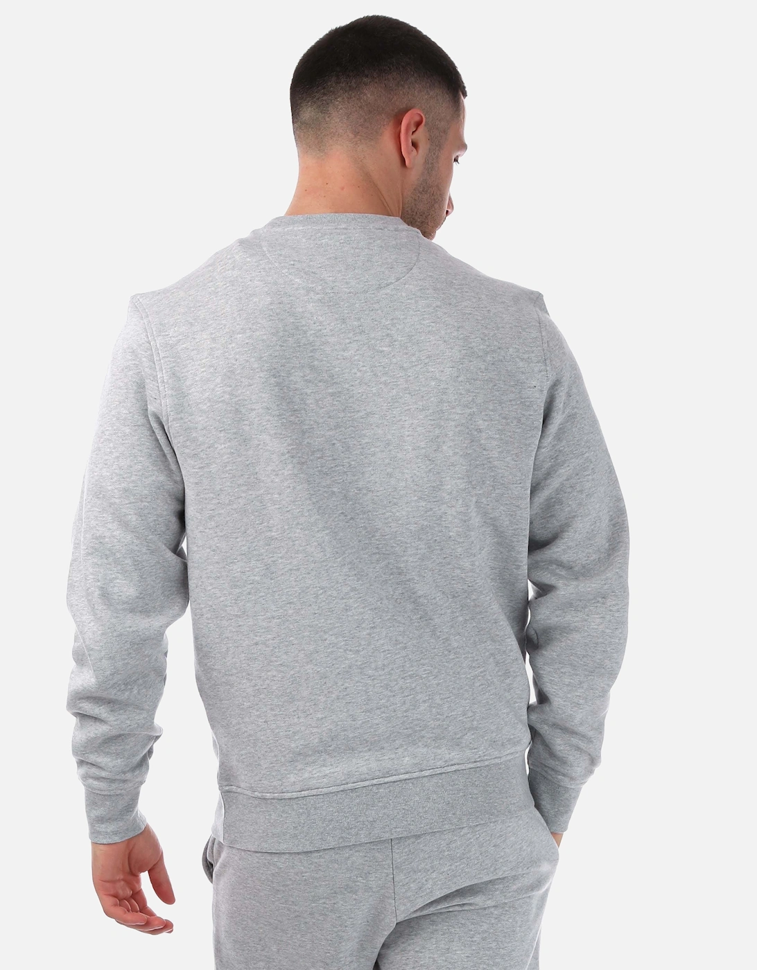 Mens Cotton Blend Fleece Sweatshirt - Mens Sport Cotton Blend Fleece Sweatshirt