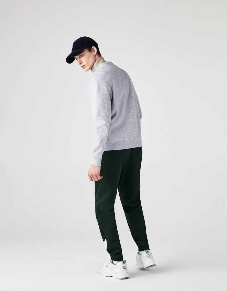 Mens Cotton Blend Fleece Sweatshirt - Mens Sport Cotton Blend Fleece Sweatshirt