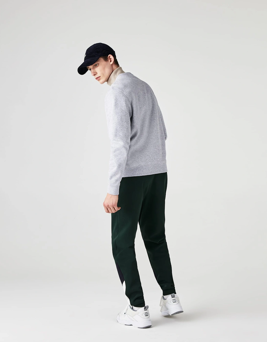 Mens Cotton Blend Fleece Sweatshirt - Mens Sport Cotton Blend Fleece Sweatshirt