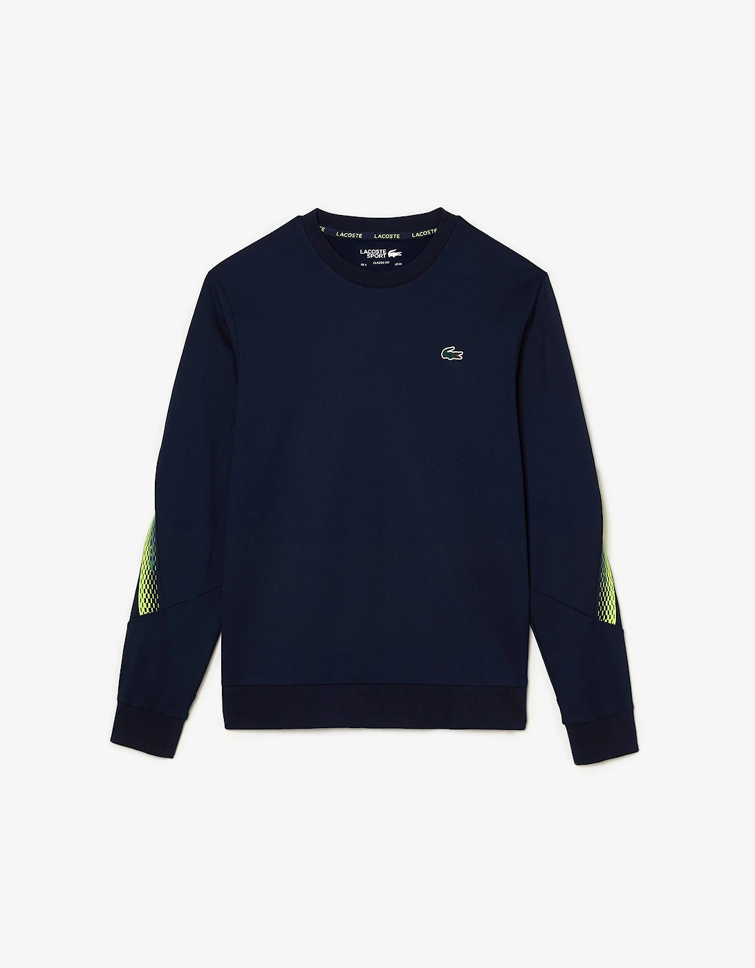 Tennis Classic Fit Logo Stripe Sweatshirt, 3 of 2