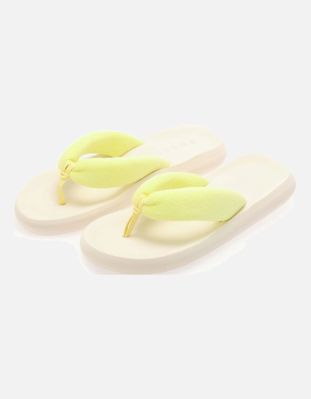 Womens Sunset Puff Flip Flops, 6 of 5