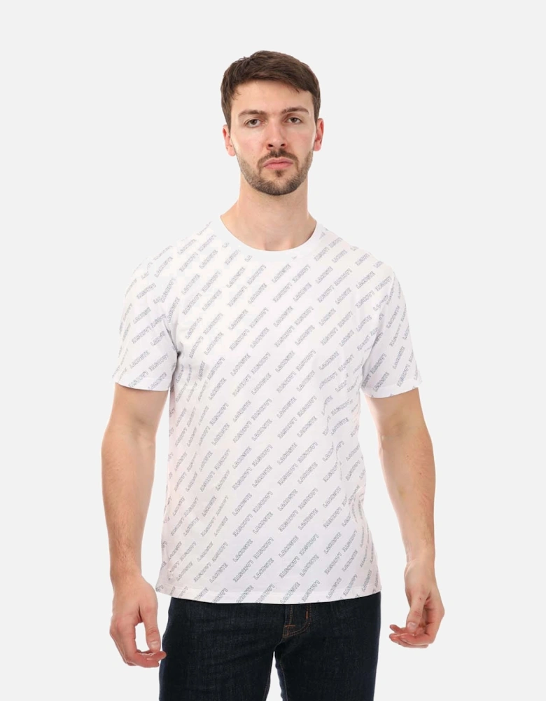 Mens Repeated Logo Lounge T-Shirt