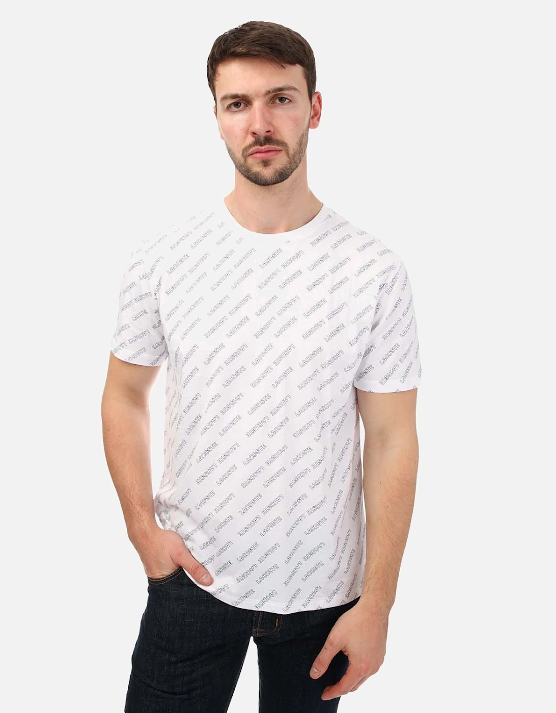 Mens Repeated Logo Lounge T-Shirt