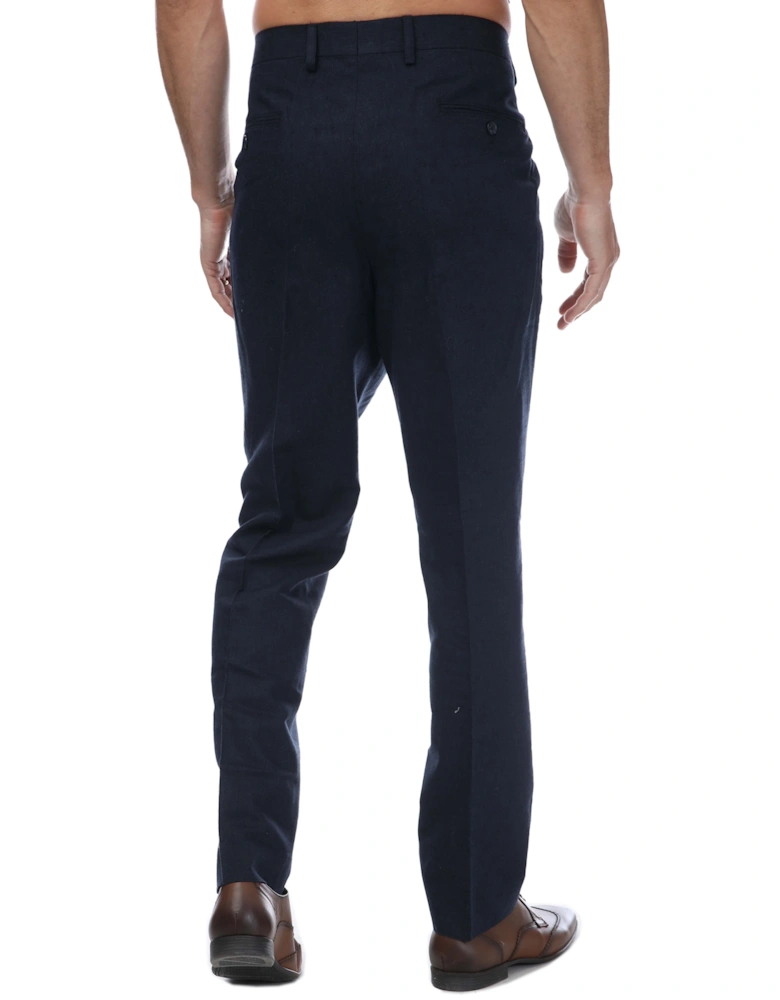 Italian Cotton and Linen Blend Trousers