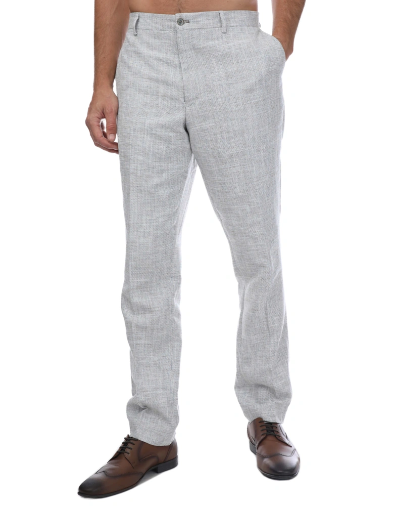 Textured Woven Triple Colour Yarn Trouser