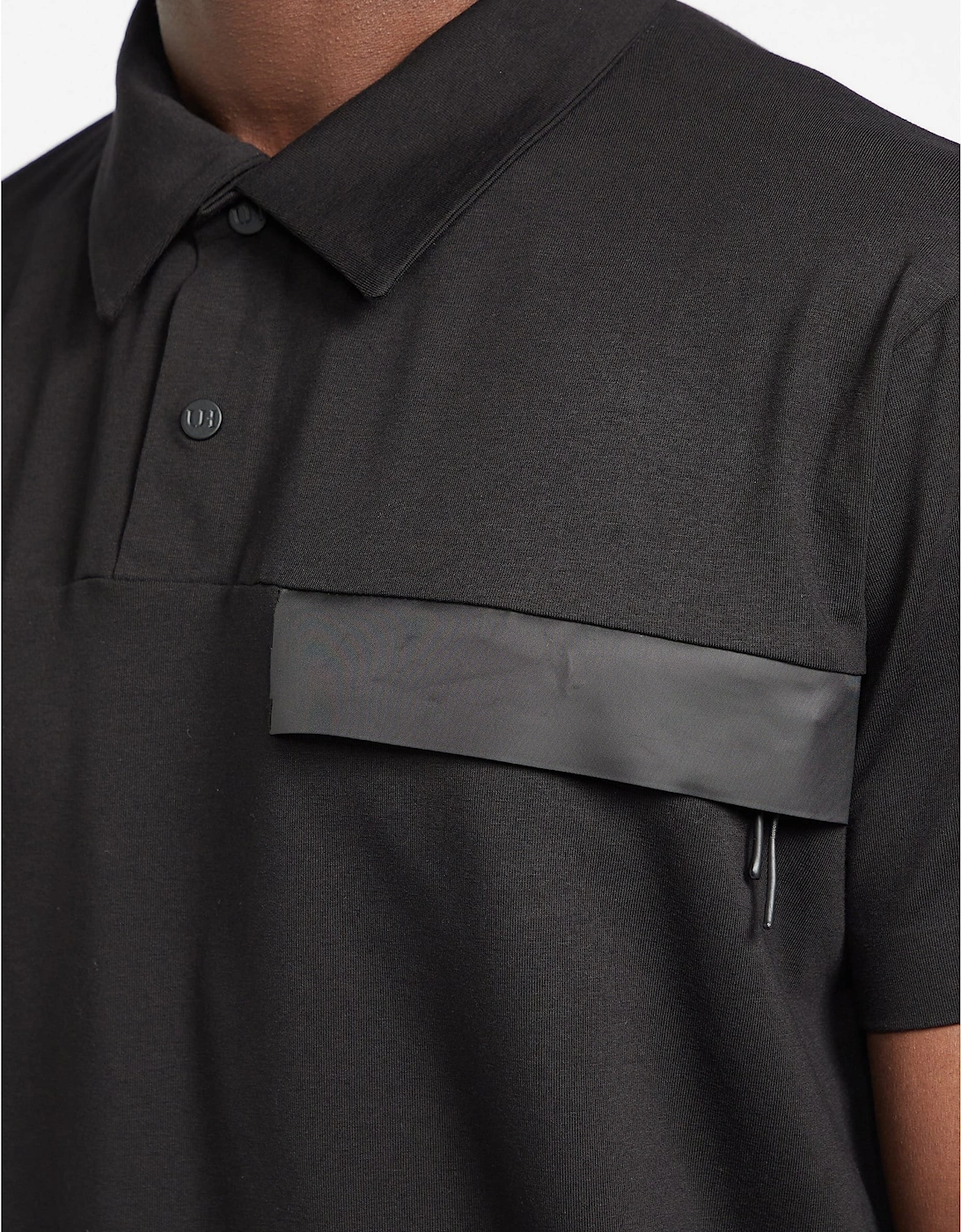 Mens Zip Pocket Polo Shirt