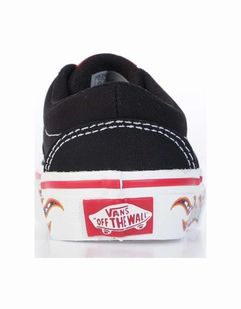 Childrens Doheny Flame Check Trainers