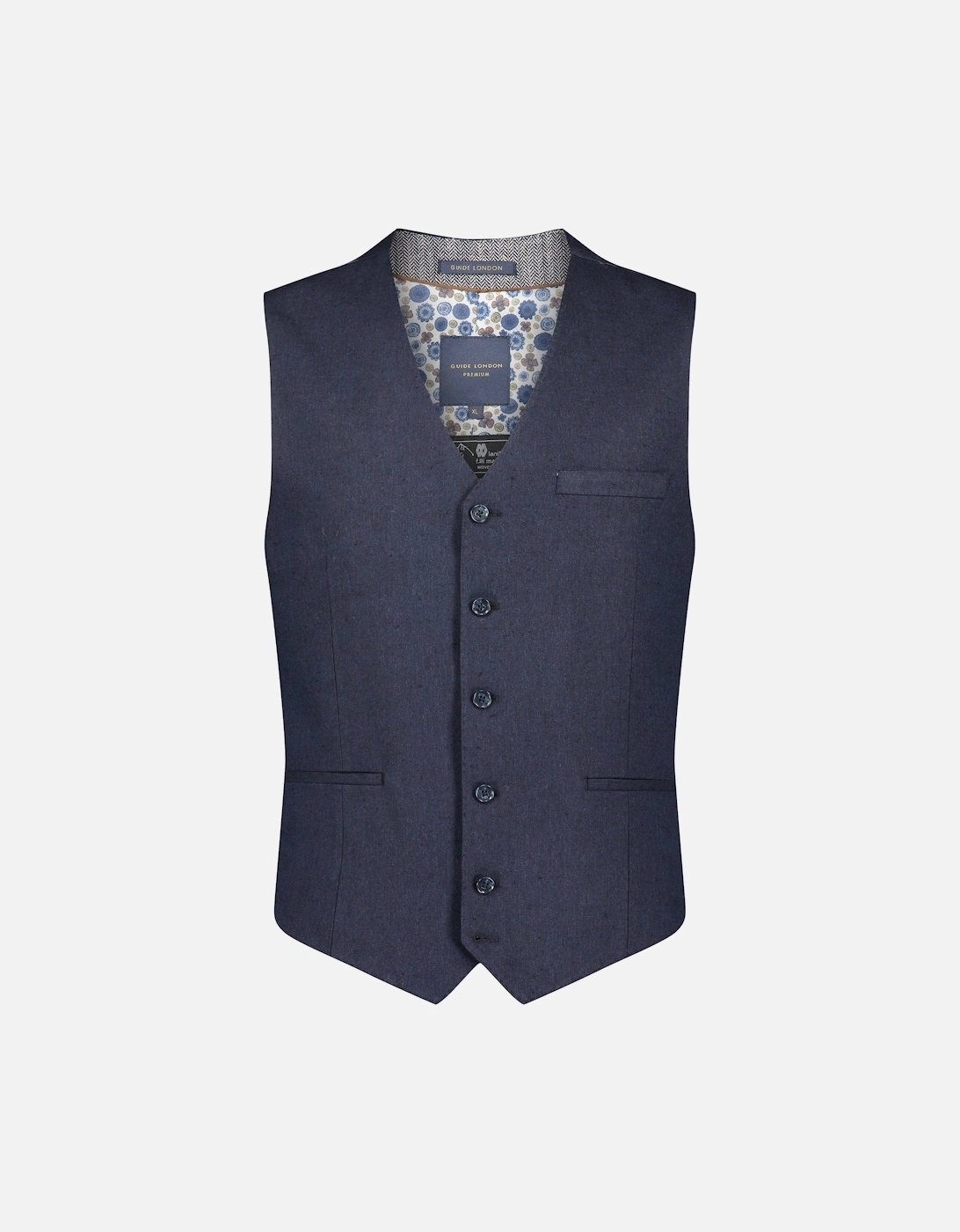 Italian Cotton & Linen Blend Waistcoat, 2 of 1