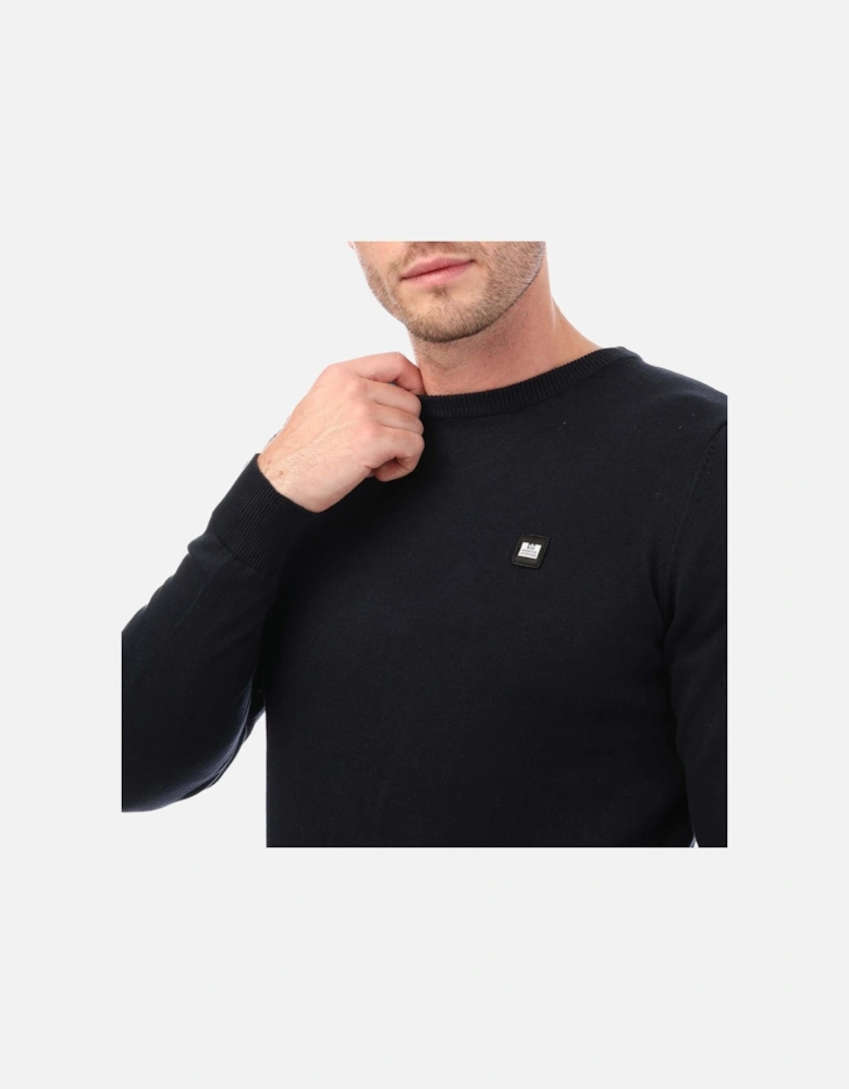 Mens Argentina Cotton Crew Knit