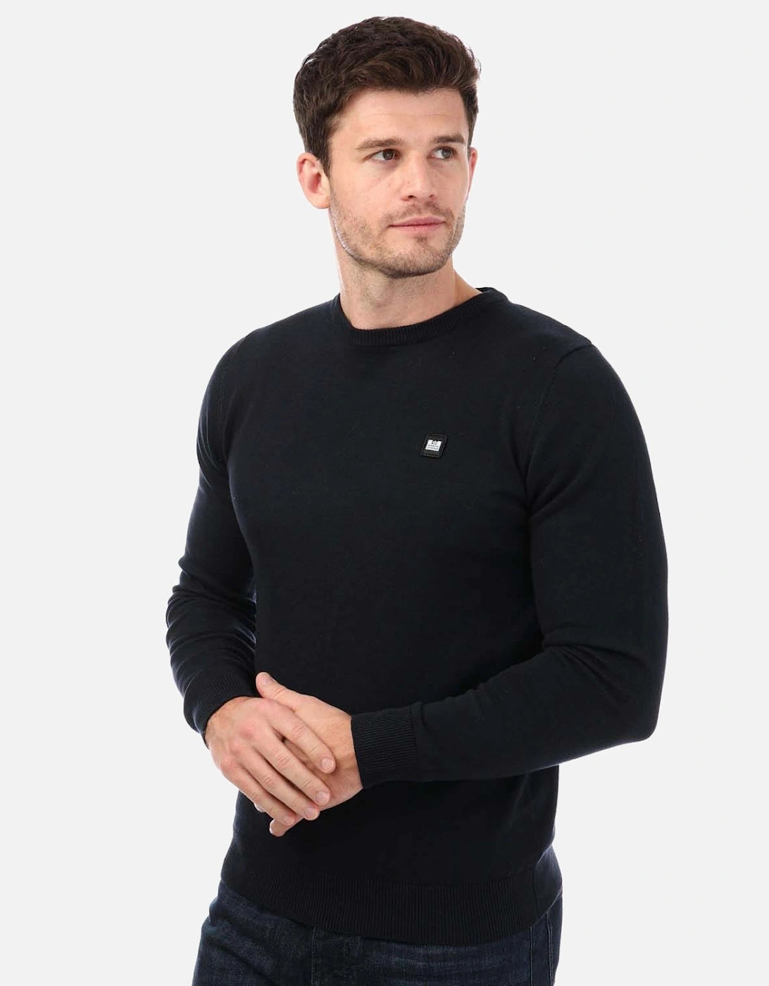 Mens Argentina Cotton Crew Knit, 5 of 4