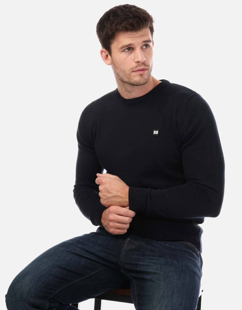 Mens Argentina Cotton Crew Knit