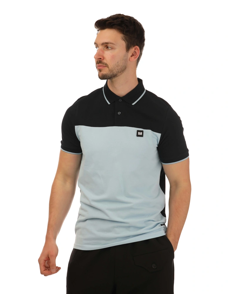 Mens Lario Block Polo Shirt