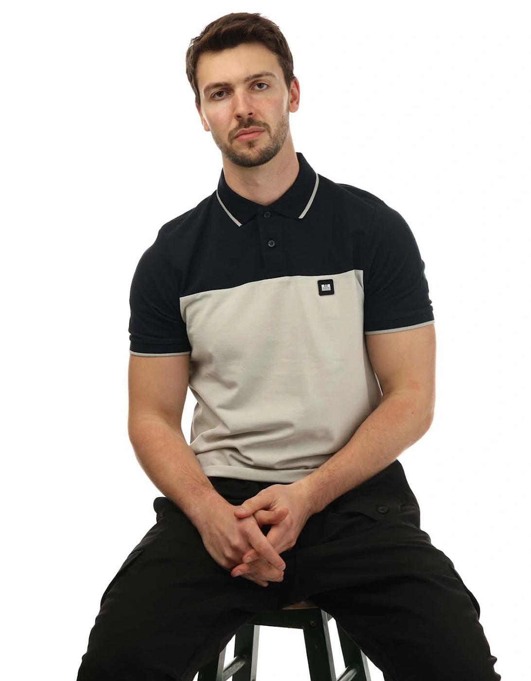 Mens Lario Block Polo Shirt