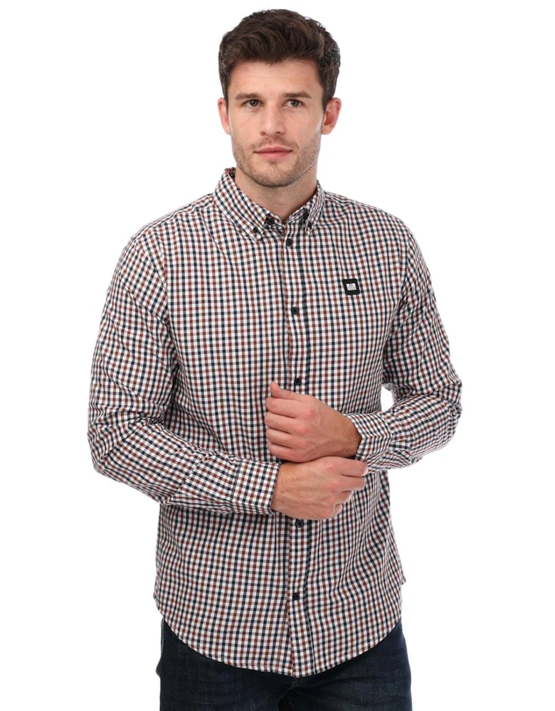 Mens Barbaro Checked Shirt