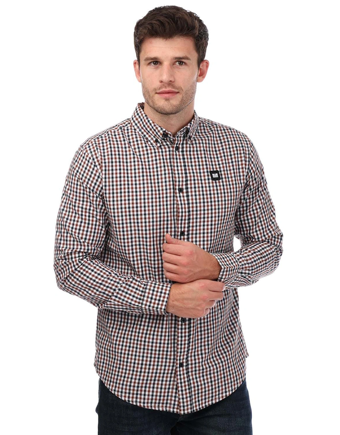 Mens Barbaro Checked Shirt, 5 of 4