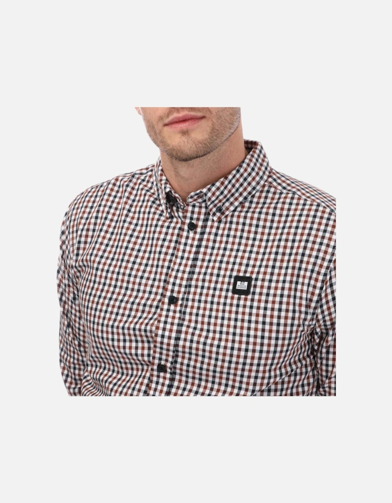 Mens Barbaro Checked Shirt