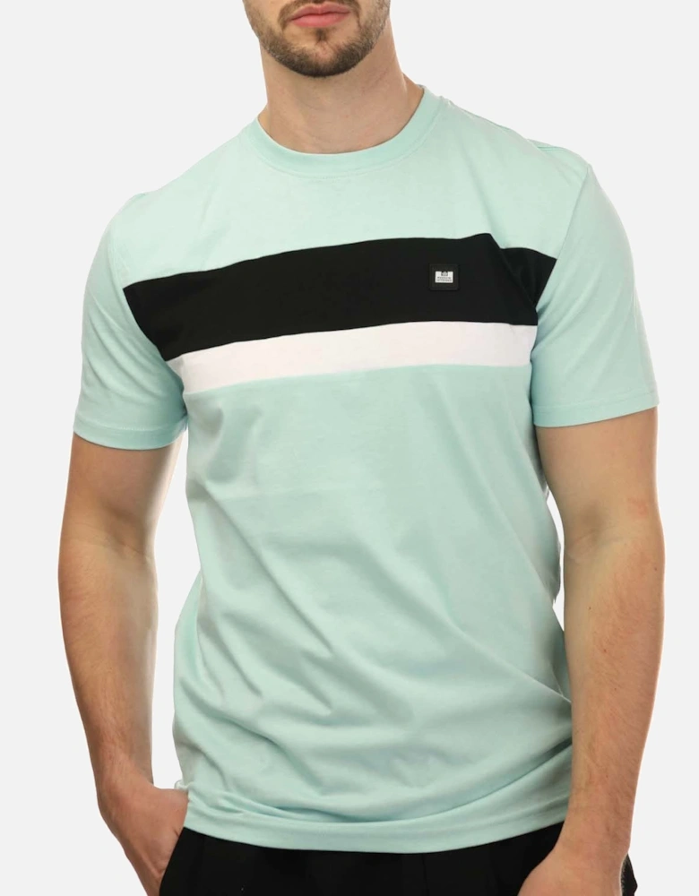 Mens Crossword Colour Block T-Shirt