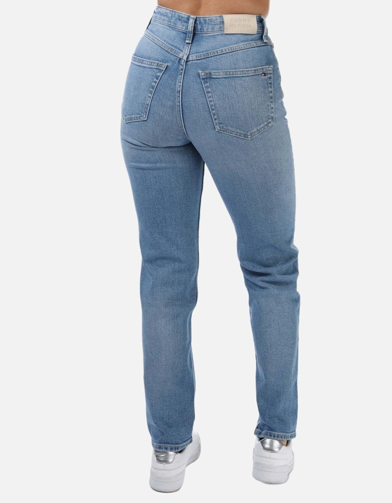 Womens High Rise Classic Jeans