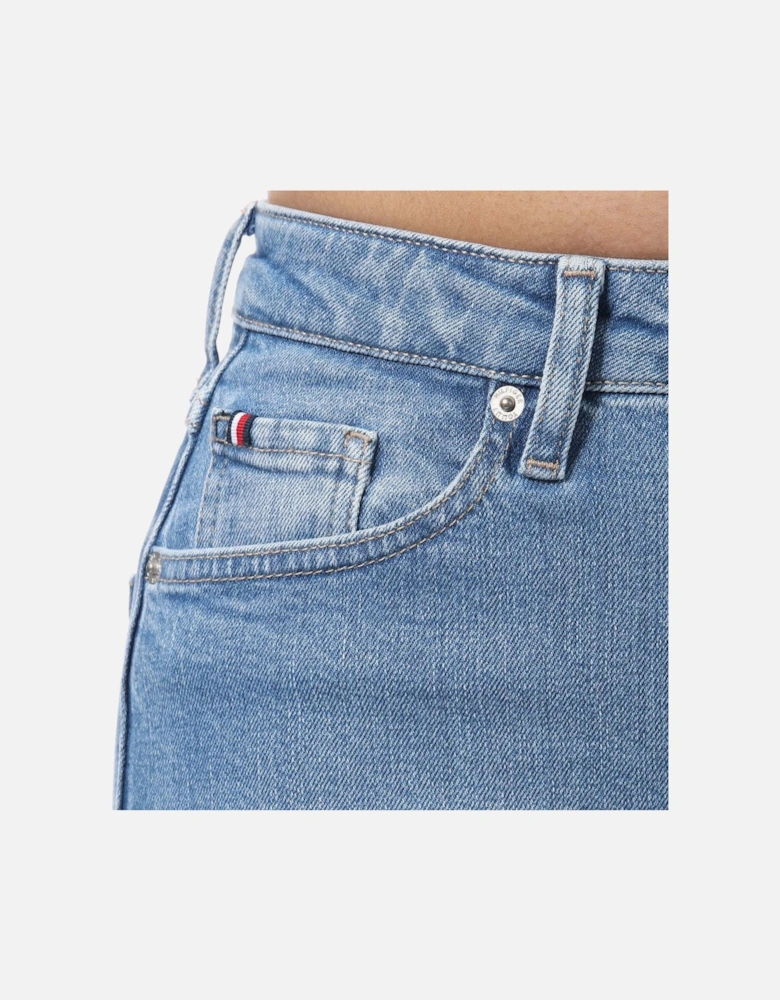 Womens High Rise Classic Jeans